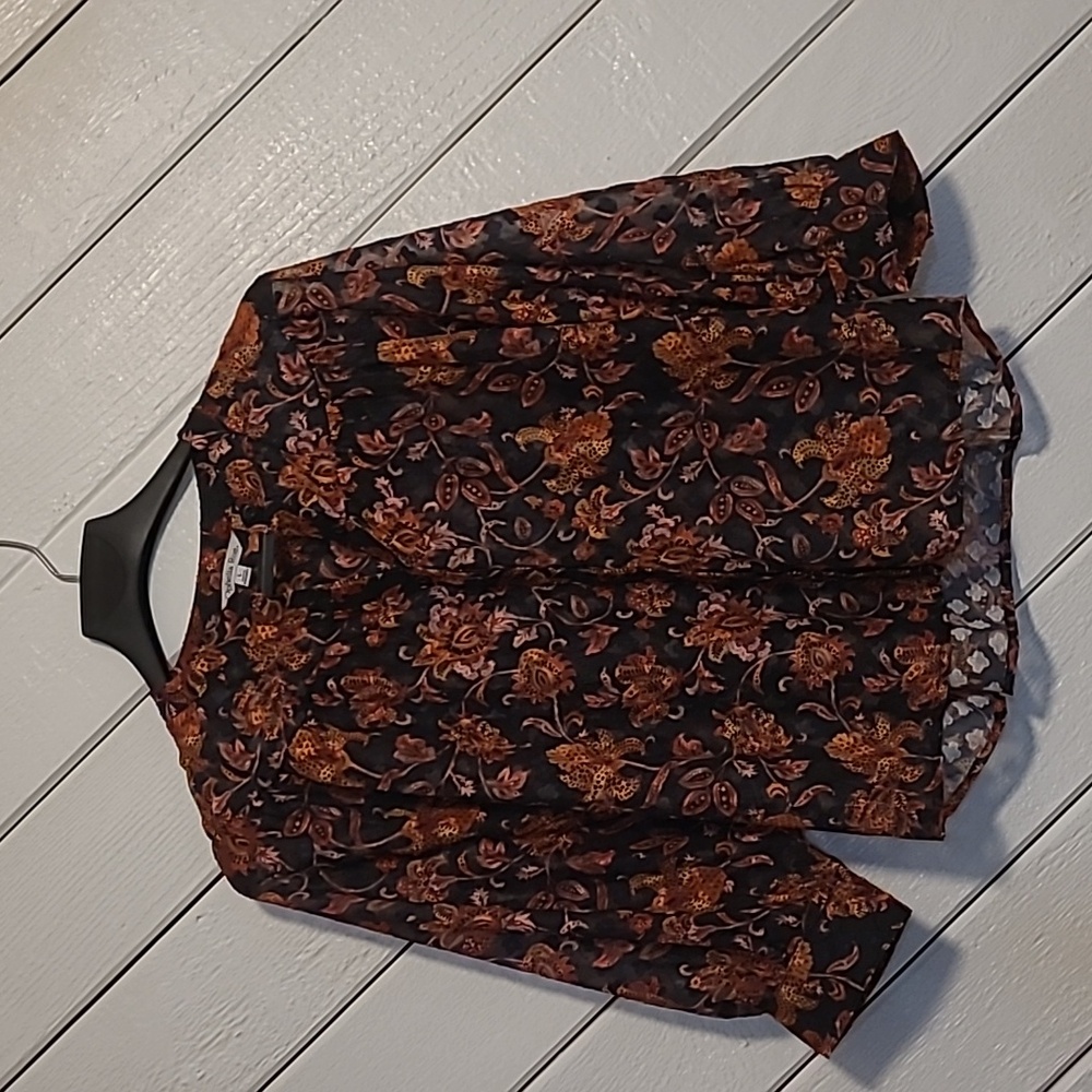 Ophelia Roe sheer blouse SizeL